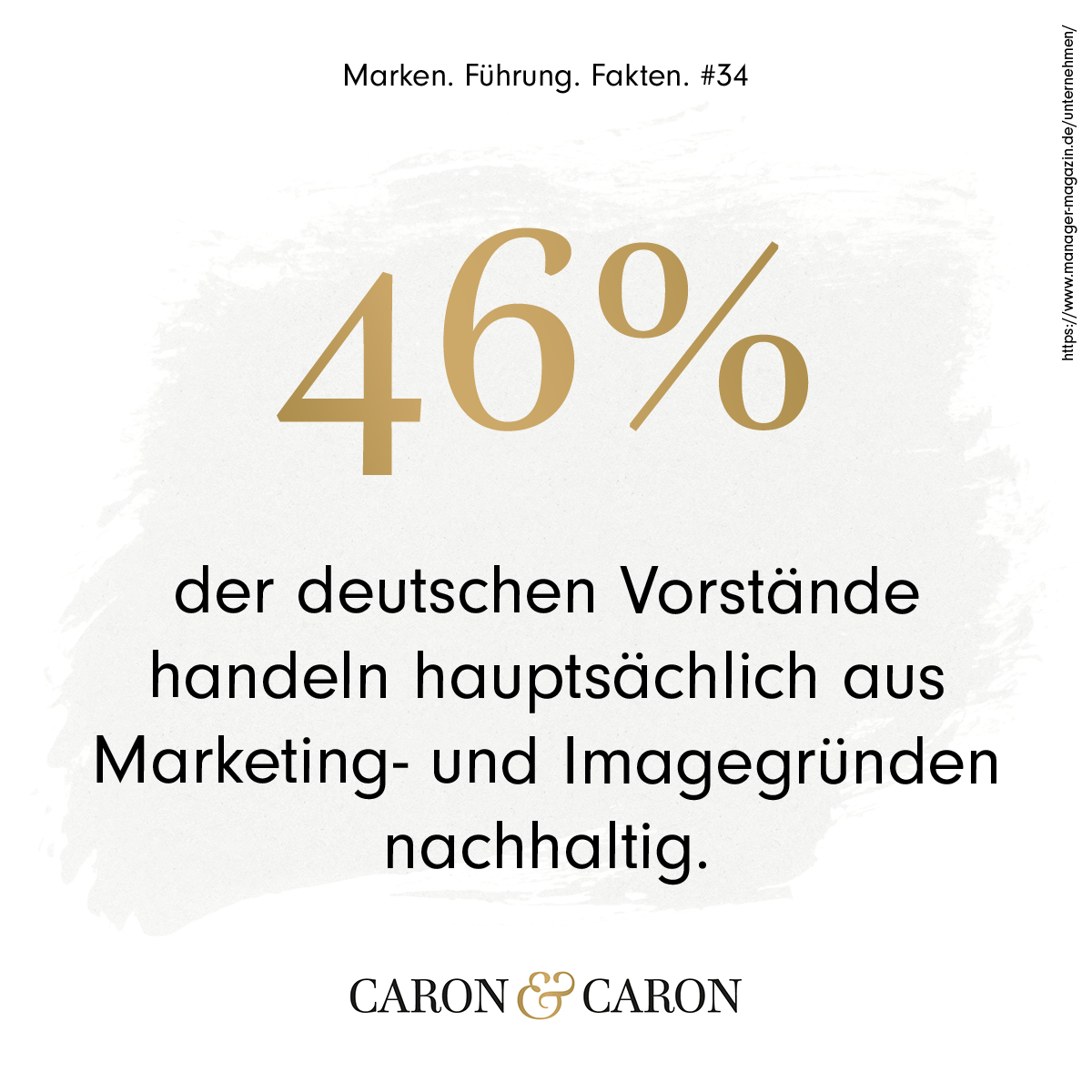 46 Prozent der deutschen Vorstände handeln hauptsächlich aus Marketing- und Imagegründen nachhaltig